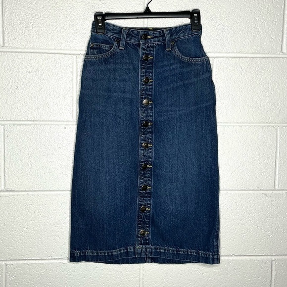 Lee Dresses & Skirts - < Lee Vintage Modern High Rise Midi Skirt 25” >